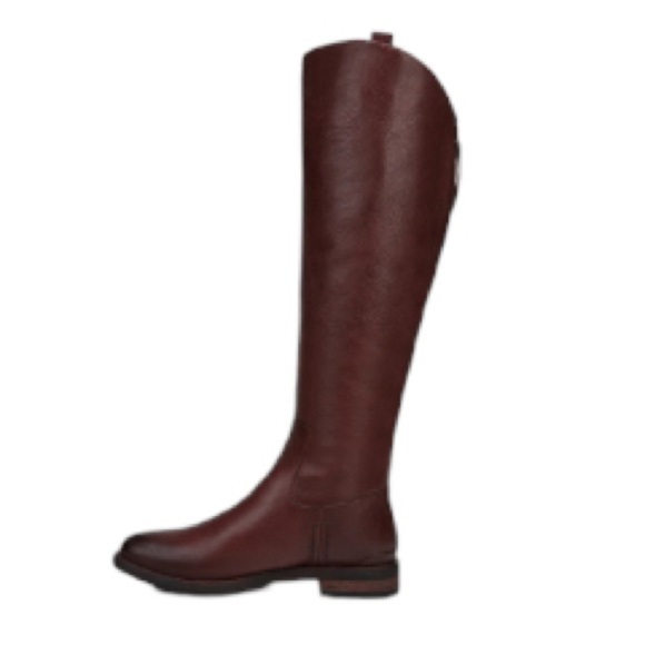 Franco Sarto Women’s Bordo Bordeaux Leather Meyer Knee High Boot Size 5M NWOT - Picture 14 of 17